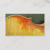 バイオリン奏者の名刺 名刺 (裏面)