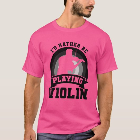 バイオリン奏者の名言 フレンド Tシャツ (正面)