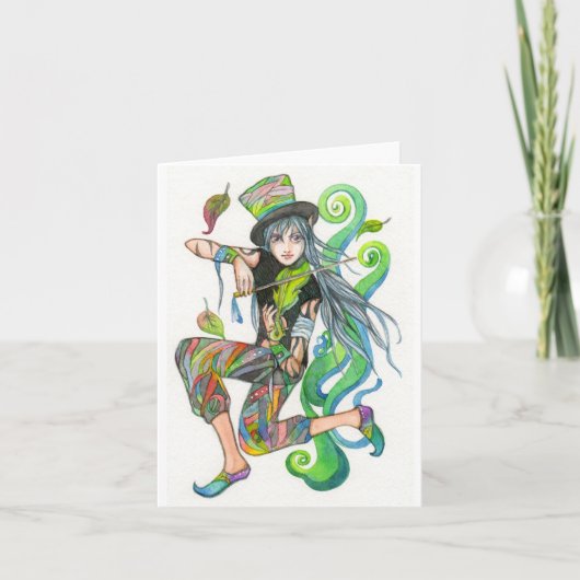 バイオリン奏者 カード (正面)