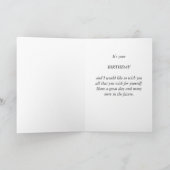 バイオリン奏者 カード (内部)