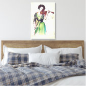 バイオリン奏者 キャンバスプリント (インサイチュ (寝室))