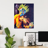 バイオリン奏者 ポスター (ホームオフィス)