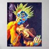 バイオリン奏者 ポスター (正面)