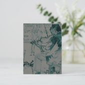 バイオリン奏者 ポストカード (スタンド正面)