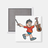 バイオリン奏者 マグネット (正面/裏面)