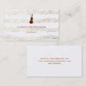 バイオリン奏者 名刺 (正面/裏面)