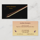 バイオリン奏者 名刺 (正面/裏面)