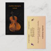 バイオリン奏者 名刺 (正面/裏面)