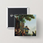 バイオリン奏者 缶バッジ (正面&裏面)