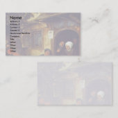 バイオリン奏者。 AdriaenヴァンOstade著 名刺 (正面/裏面)