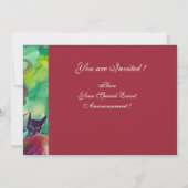 バイオリン少女とバイオリンと猫　スイート !6 モノグラム 招待状 (裏面)