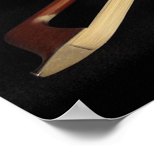 バイオリン弓 ポスター (角)