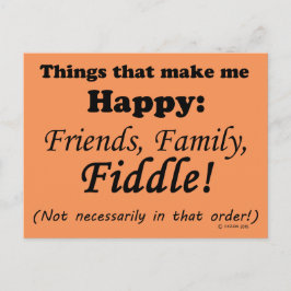 バイオリン弾きで私を幸せにする ポストカード