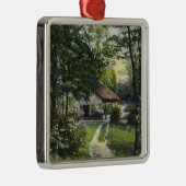 バイオリン弾きの緑の眺め メタルオーナメント (右)