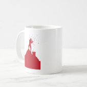 バイオリン弾き コーヒーマグカップ (正面左)