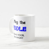 バイオリン弾き コーヒーマグカップ (正面左)