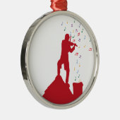 バイオリン弾き メタルオーナメント (右)