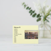 バイオリン弾き(1919年)に支払うチャールズM.ラッセル 名刺 (スタンド正面)