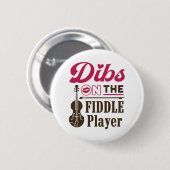 バイオリン弾きFiddlerの妻ガールフレンドのDibs 缶バッジ (正面&裏面)
