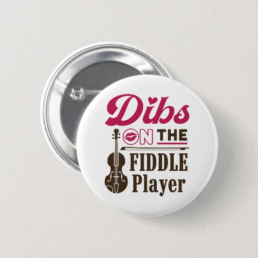 バイオリン弾きFiddlerの妻ガールフレンドのDibs 缶バッジ (正面&裏面)