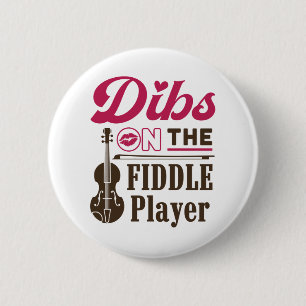 バイオリン弾きFiddlerの妻ガールフレンドのDibs 缶バッジ
