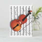 バイオリン愛好家,参加Us_招待状 招待状 (スタンド正面)