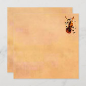 バイオリン招待状 招待状 (正面/裏面)