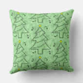 バイオリン文字クリスマスツリー クッション (裏面)