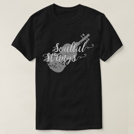 バイオリン楽器ギフト5 Tシャツ (デザイン正面)