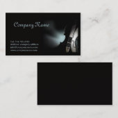 バイオリン演奏者またはミュージシャン音楽学校先生 名刺 (正面/裏面)