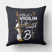 バイオリン無しでBフラットミュージシャン クッション (裏面)