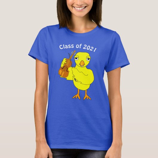 バイオリン科技卒業 Tシャツ (正面)