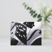 バイオリン葉書 ポストカード (スタンド正面)