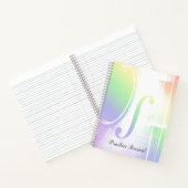 バイオリン虹のレッスン練習誌 ノートブック (内部)