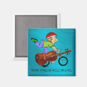 バイオリン製バイクマグネット マグネット (正面/裏面)