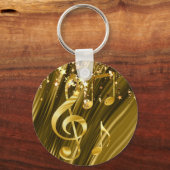 バイオリン鍵 エレガント キーホルダー (正面)