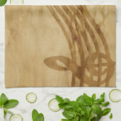 バイオリン鍵 キッチンタオル (折り畳み)