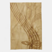 バイオリン鍵 キッチンタオル (縦)