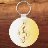 バイオリン鍵 キーホルダー (正面)