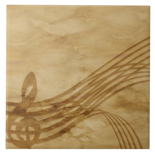 バイオリン鍵 タイル (正面)