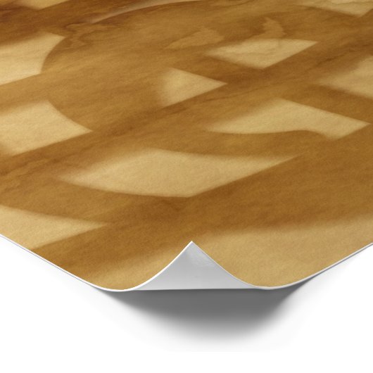 バイオリン鍵 ポスター (角)