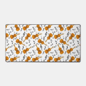 バイオリン音楽ノート デスクマット (正面)