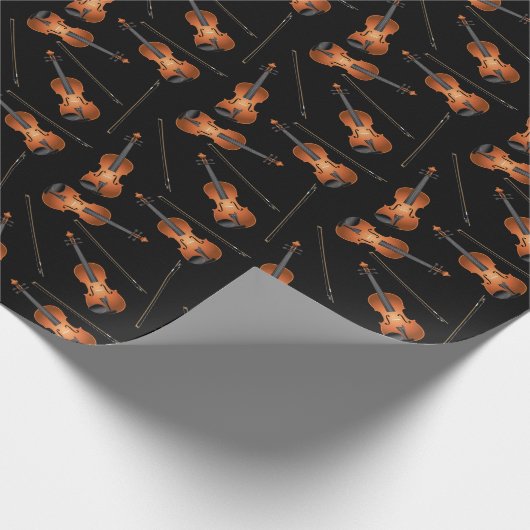 バイオリン音楽先生 ラッピングペーパー (角)