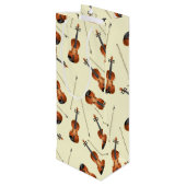 バイオリン音楽先生 ワインギフトバッグ (裏面アングル)