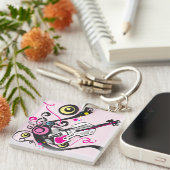 バイオリン音楽 キーホルダー (正面右)