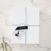 バイオリン音楽 ギフトタグ (より糸付き)