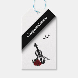 バイオリン音楽 ギフトタグ