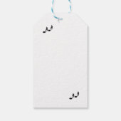 バイオリン音楽 ギフトタグ (裏面)