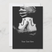 バイオリン音楽 招待状 (正面)