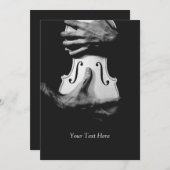 バイオリン音楽 招待状 (正面/裏面)